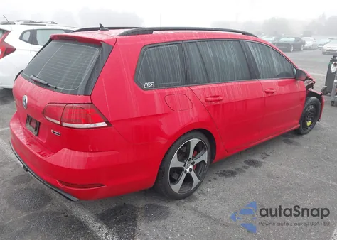 2019 Volkswagen Golf Sportwagen S из США, поврежденный, VIN 3VW217AU1KM510290